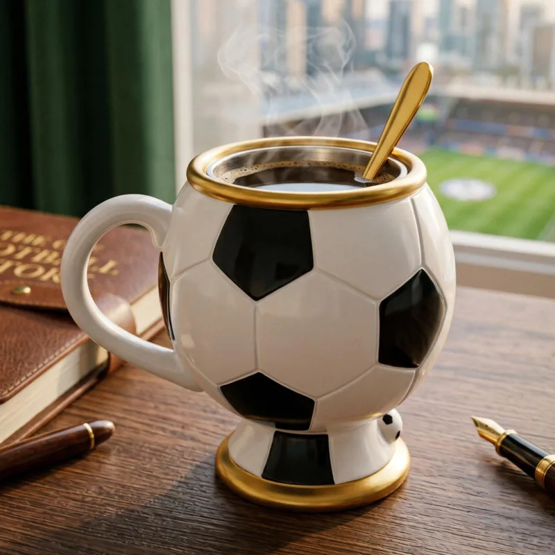 Board Game Football - Football Coffee Mug Resin Stainless Steel