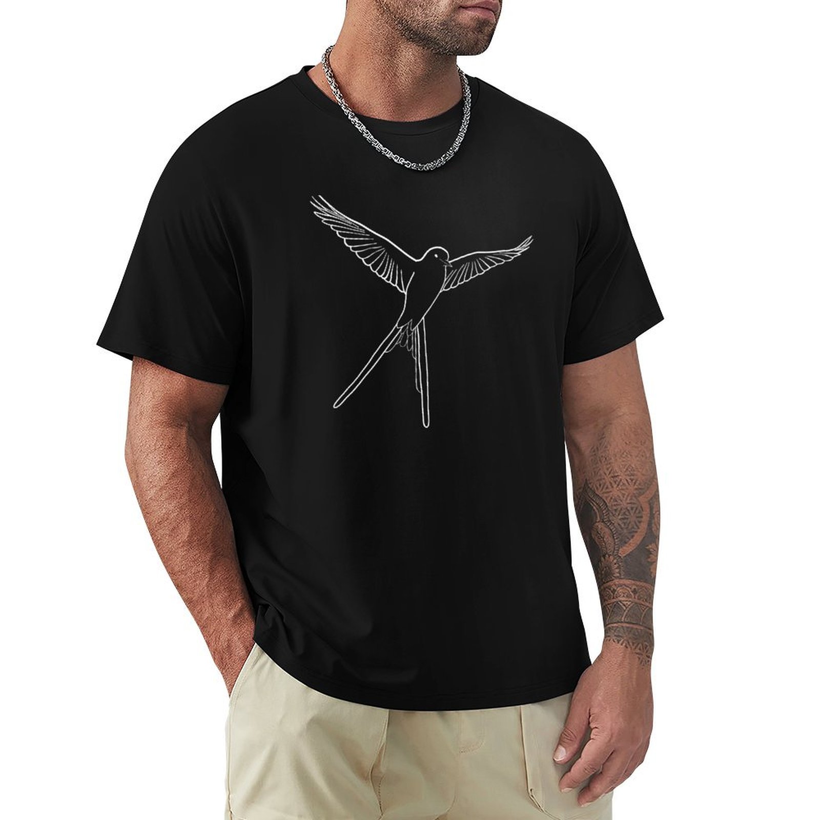 Board Game Wingspan - Wingspan Board Game Bird Outline T-Shirt