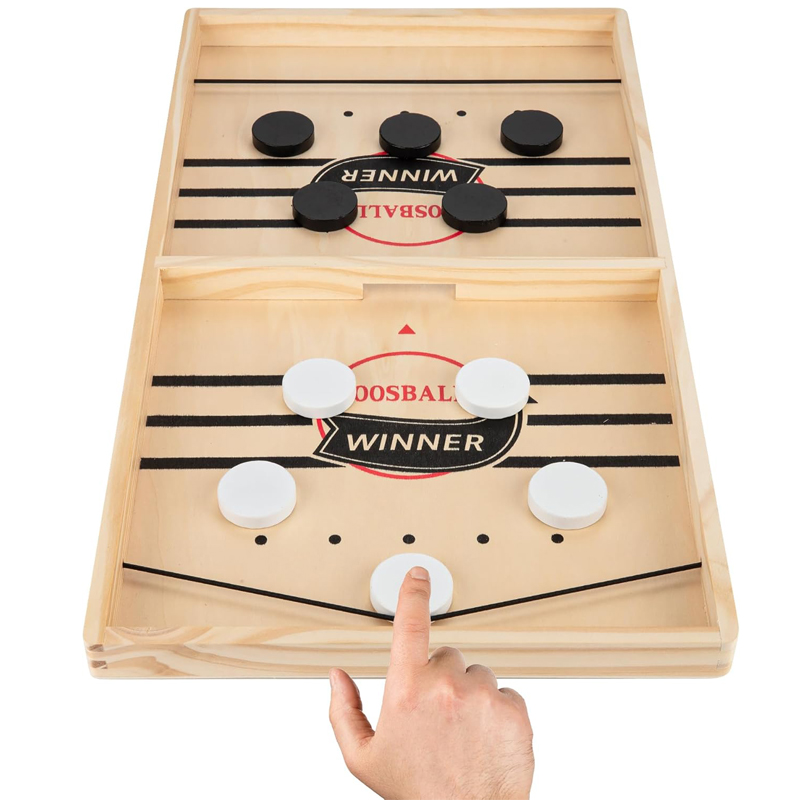 Board Game Football - Fast Sling Puck Tabletop Foosball Winner
