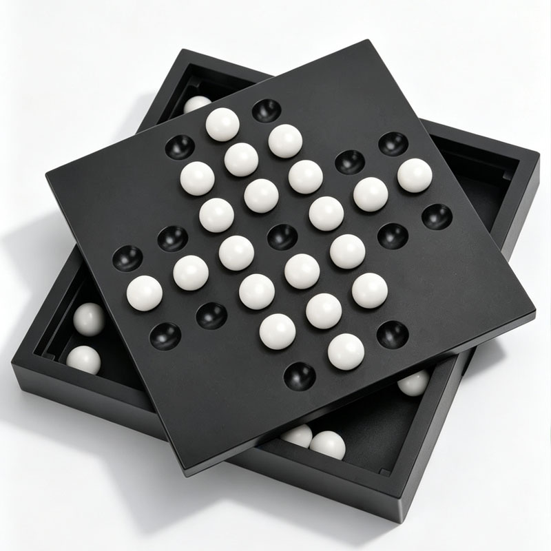 Strategy Board Game - Classical Single Player Chess Peg Solitaire