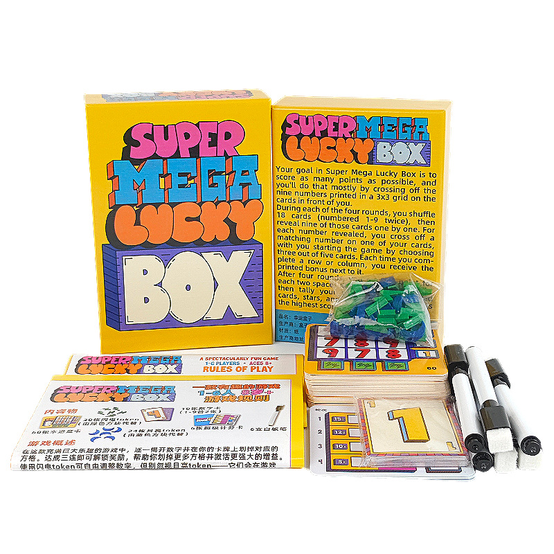 Super Mega Lucky Box Board Gam - Strategy Board Game ulasan dan harga