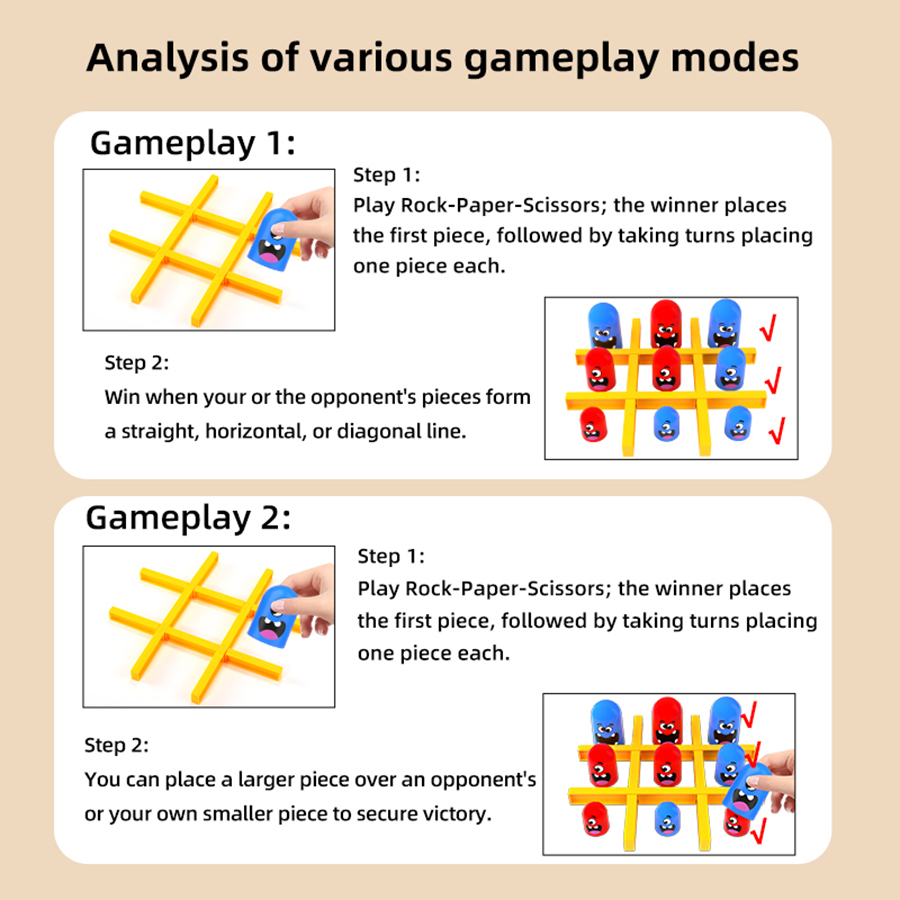 KNYYSECQ Tic Tac Toe Game Crea - Strategy Board Game ulasan dan harga