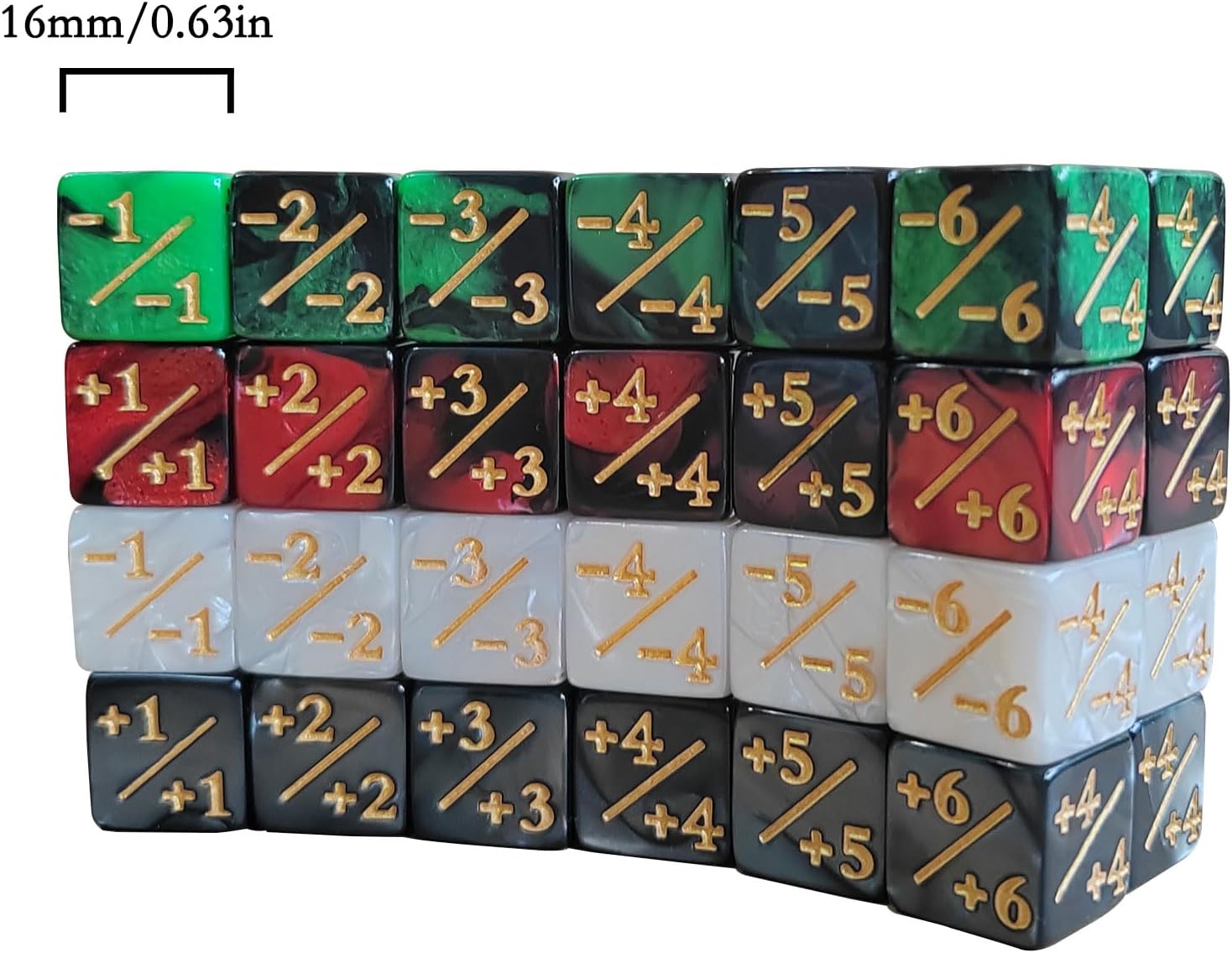 10 Pieces Dice Counters Token  - Game Token Counter ulasan dan harga