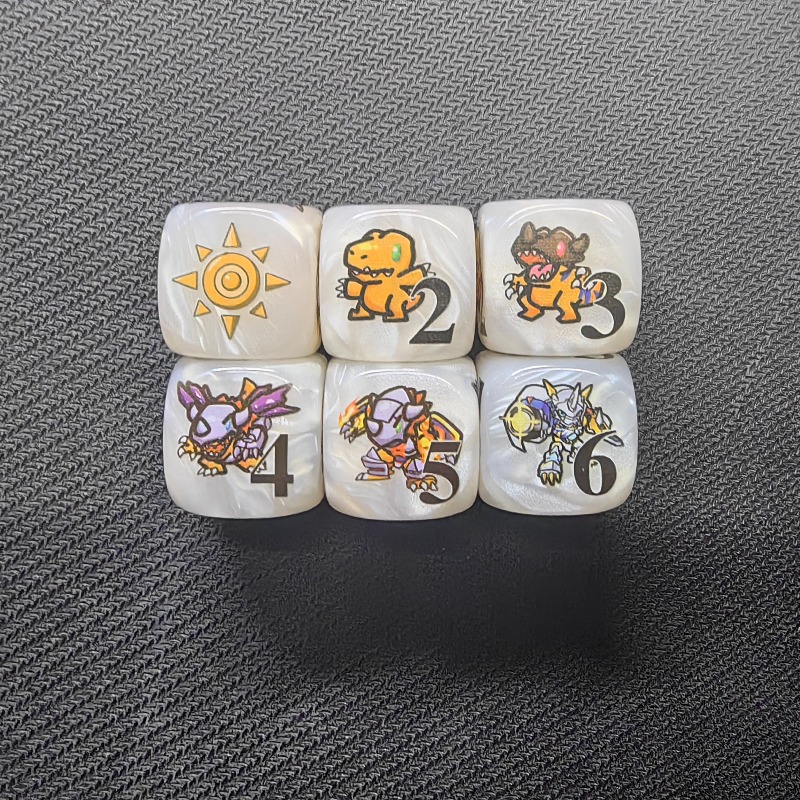 2pcs/set Digimon DTCG Omnimon  - Game Token Counter ulasan dan harga