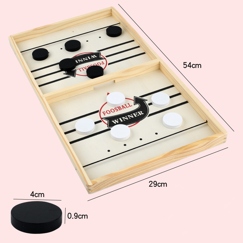 Table Hockey Paced Sling Puck  - Board Game Football ulasan dan harga