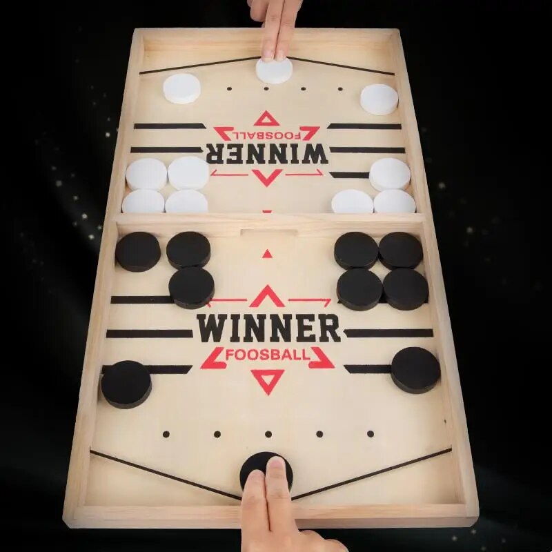Table Hockey Paced Sling Puck  - Board Game Quoridor ulasan dan harga