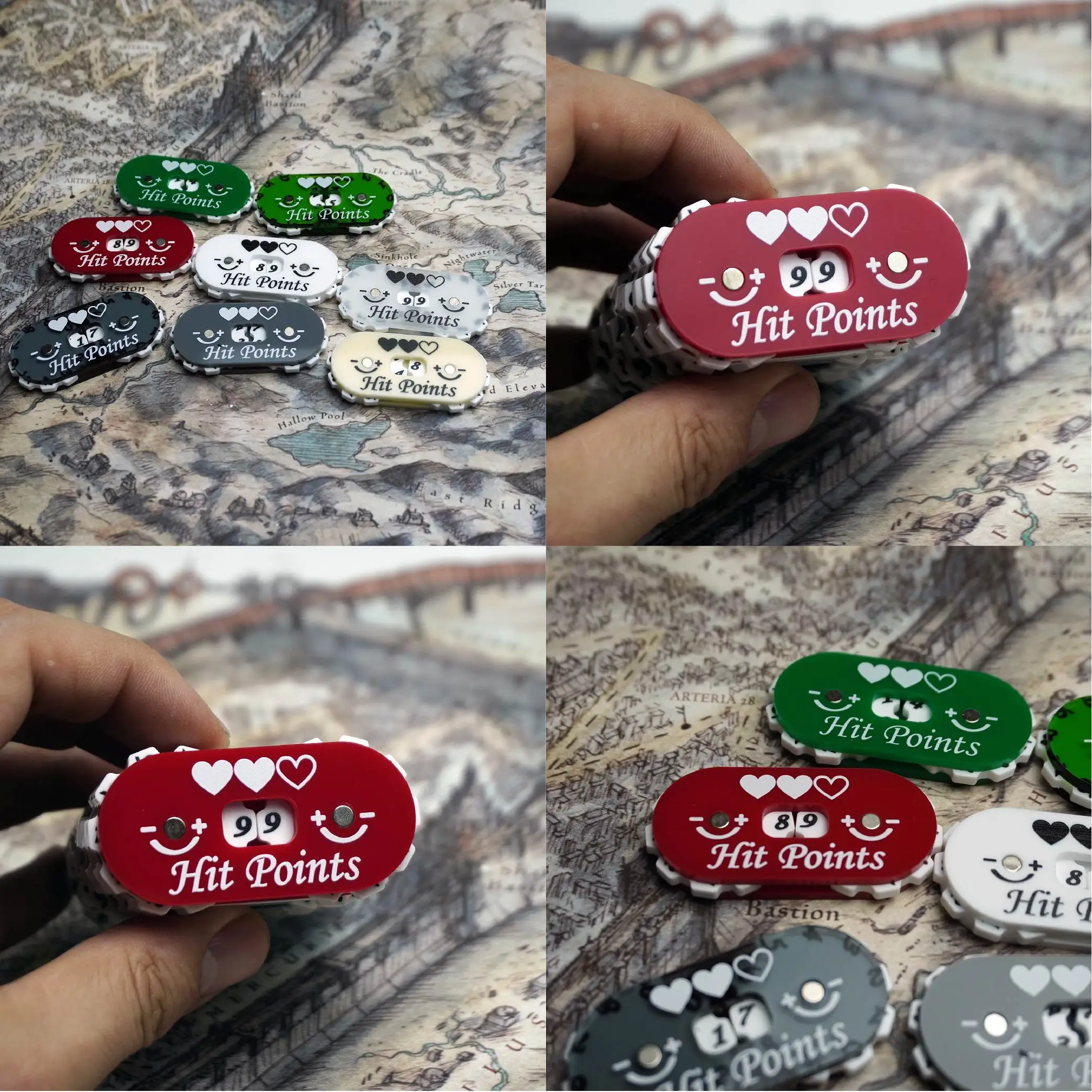 Premium 60x30mm Tracker for He - Game Token Counter ulasan dan harga