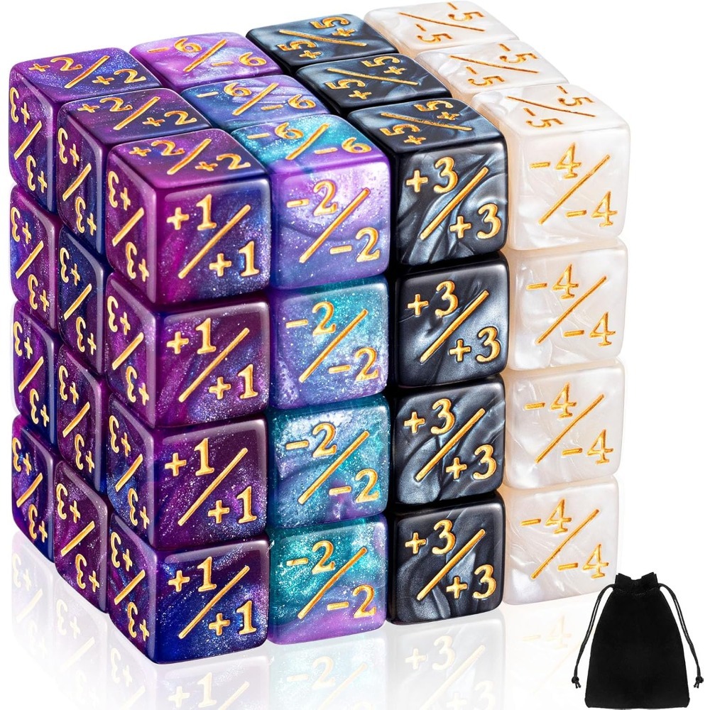 48 Pcs Counter Dice -1/+1 Coun - Game Token Counter ulasan dan harga