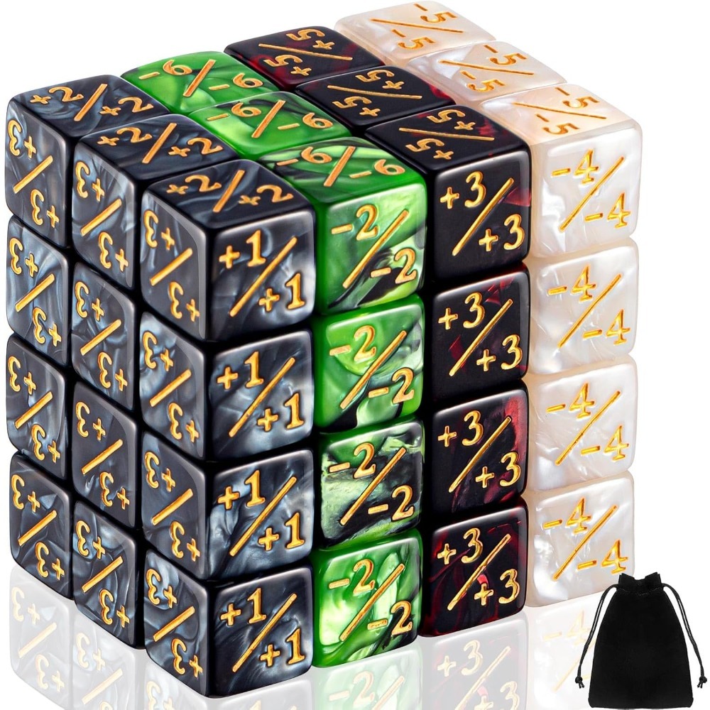 48 Pcs Counter Dice -1/+1 Coun - Game Token Counter ulasan dan harga