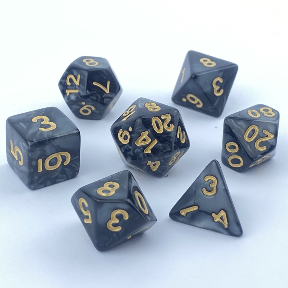 7pcs Dice Set Board Games Roll - Game Token Counter ulasan dan harga