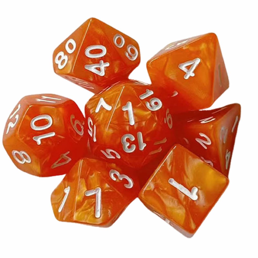 7pcs Dice Set Board Games Roll - Game Token Counter ulasan dan harga