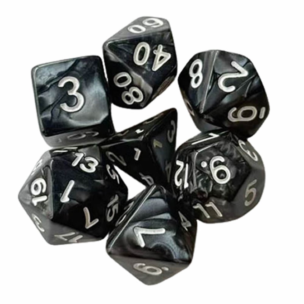 7pcs Dice Set Board Games Roll - Game Token Counter ulasan dan harga