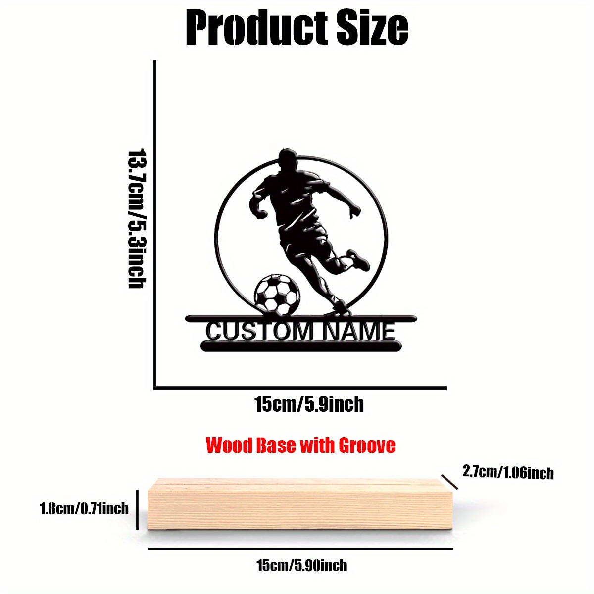 Custom Soccer Player Metal Sta - Board Game Football ulasan dan harga