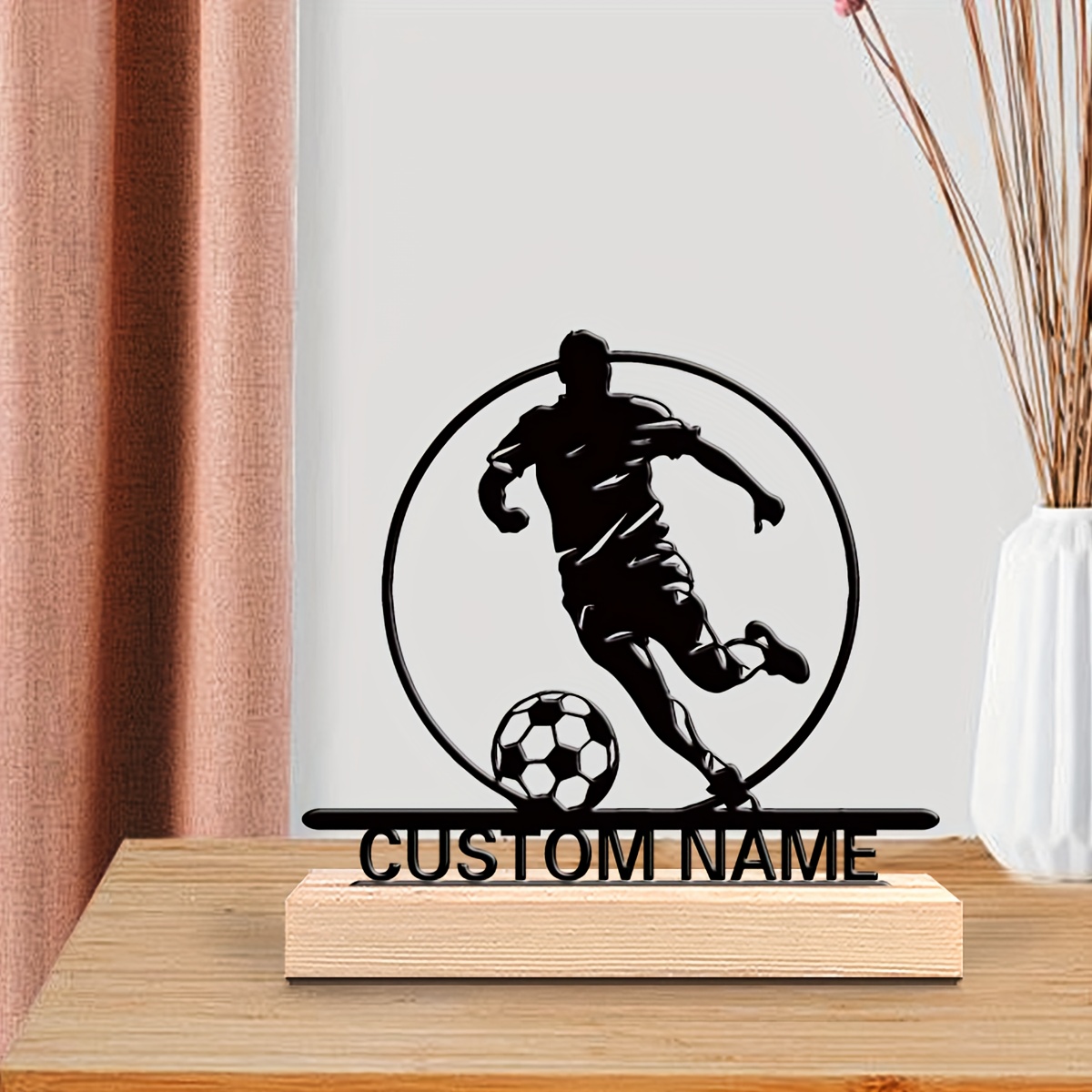 Custom Soccer Player Metal Sta - Board Game Football ulasan dan harga