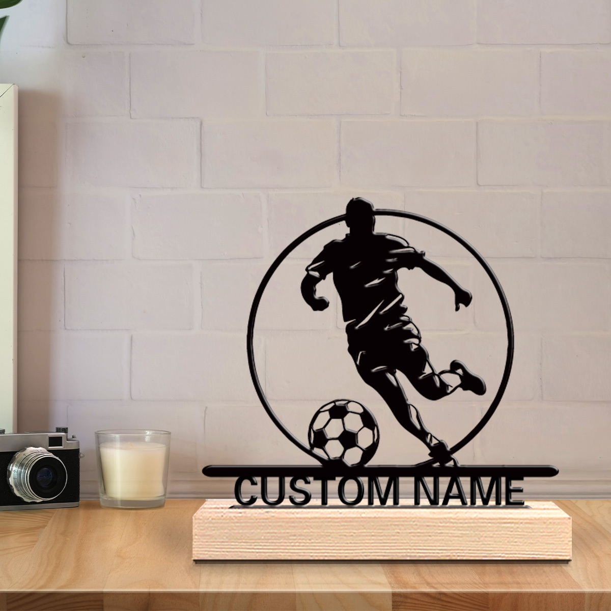 Custom Soccer Player Metal Sta - Board Game Football ulasan dan harga