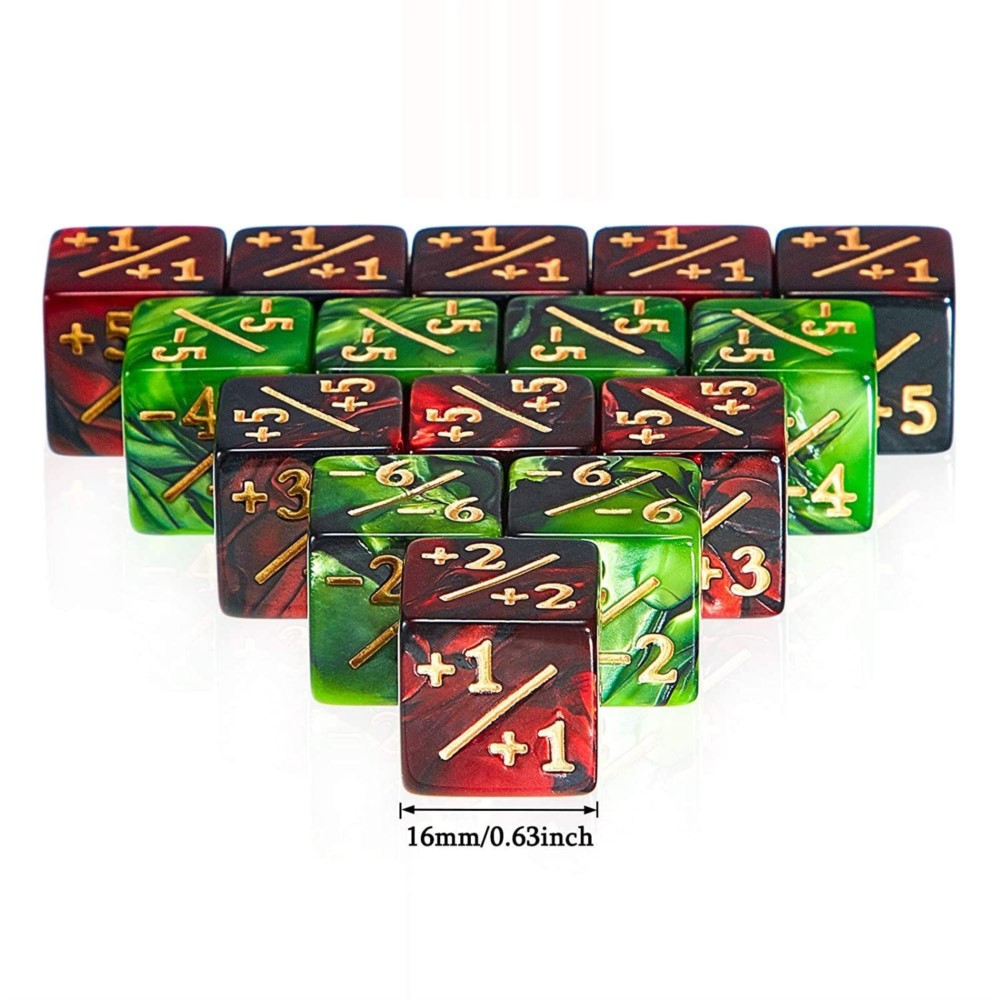 10PCS 16mm 6 Side Dice Counter - Game Token Counter ulasan dan harga