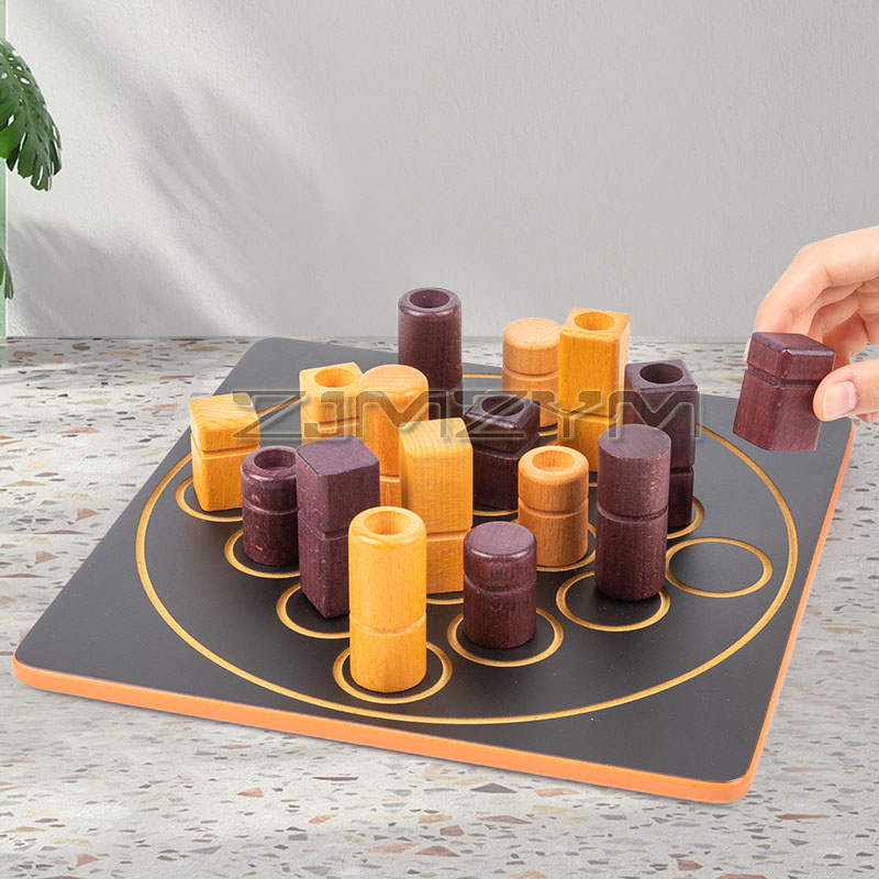 Wooden French Chess Classic Qu - Board Game Quoridor ulasan dan harga