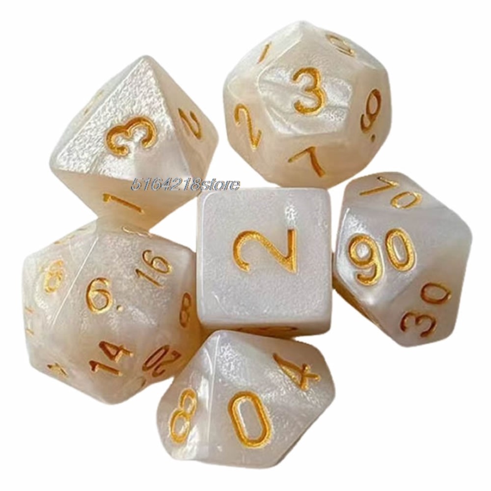 7pcs Set Dice Board Games Roll - Game Token Counter ulasan dan harga